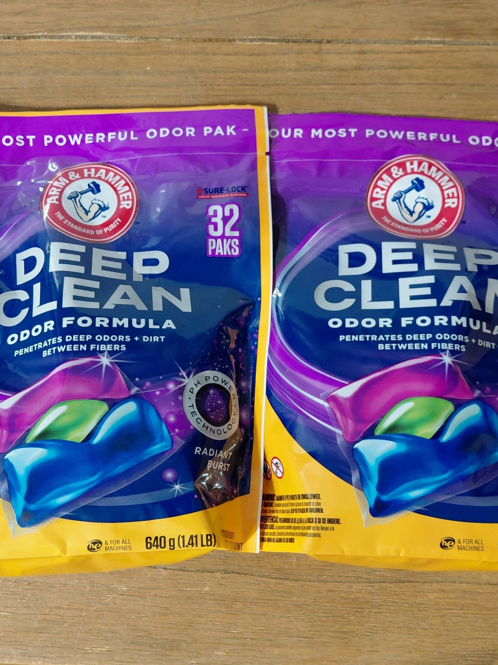 Deep Clean Odor Formula Laundry Pacs — Radiant Burst
